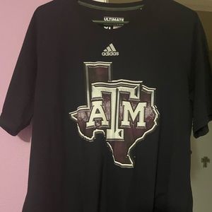 Texas A&M Adidas tee